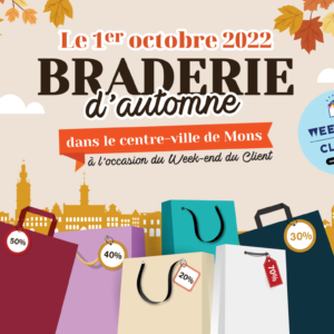 🍂 𝗕𝗥𝗔𝗗𝗘𝗥𝗜𝗘 𝗗’𝗔𝗨𝗧𝗢𝗠𝗡𝗘 ! 🍂 Dans le centre-ville de Mons