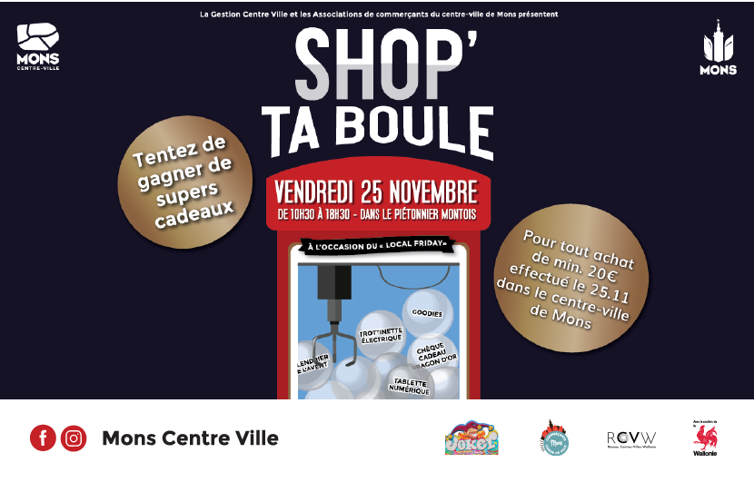 « Shop’ ta boule » à l’occasion du « Local Friday »