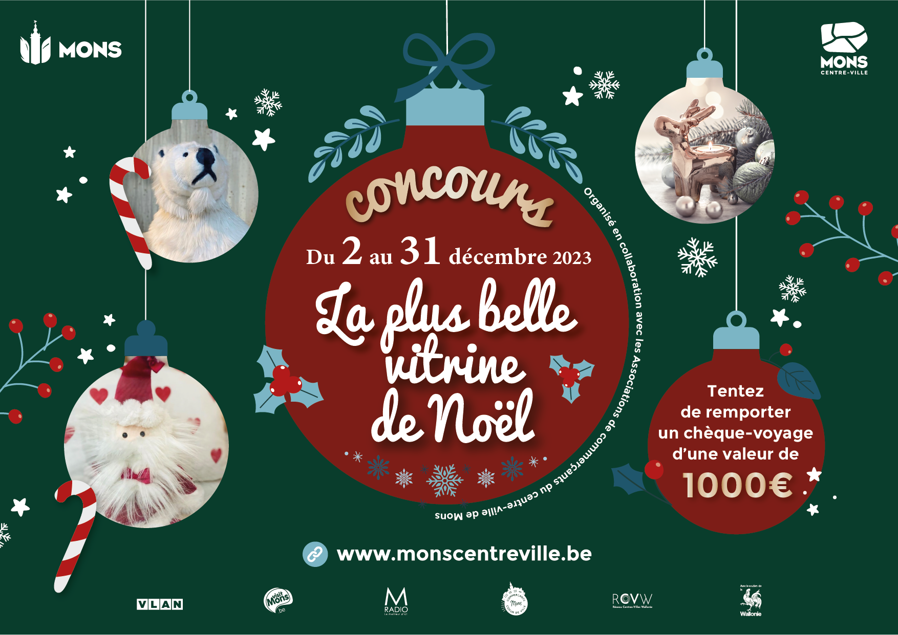 🎁CONCOURS – La plus belle vitrine de Noël 🎄🎅