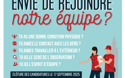 Nous recrutons un steward urbain !