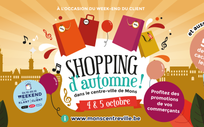 Shopping d’automne dans le centre-ville de Mons