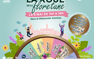 La roue de la Floretune ! C’est ce samedi 9 mai 2026 dans le centre-ville de Mons