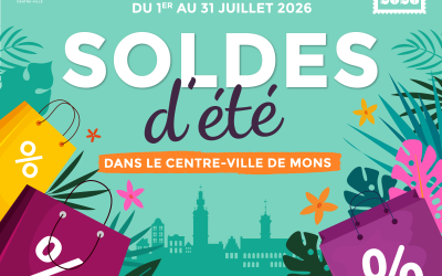 Soldes d’été dans le centre-ville de Mons