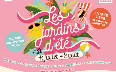 Les Jardins d’Été reviennent à Mons du 11 juillet au 8 août 2026