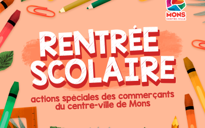 🎒 La rentrée scolaire approche : découvrez les offres spéciales des commerçants du centre-ville de Mons !